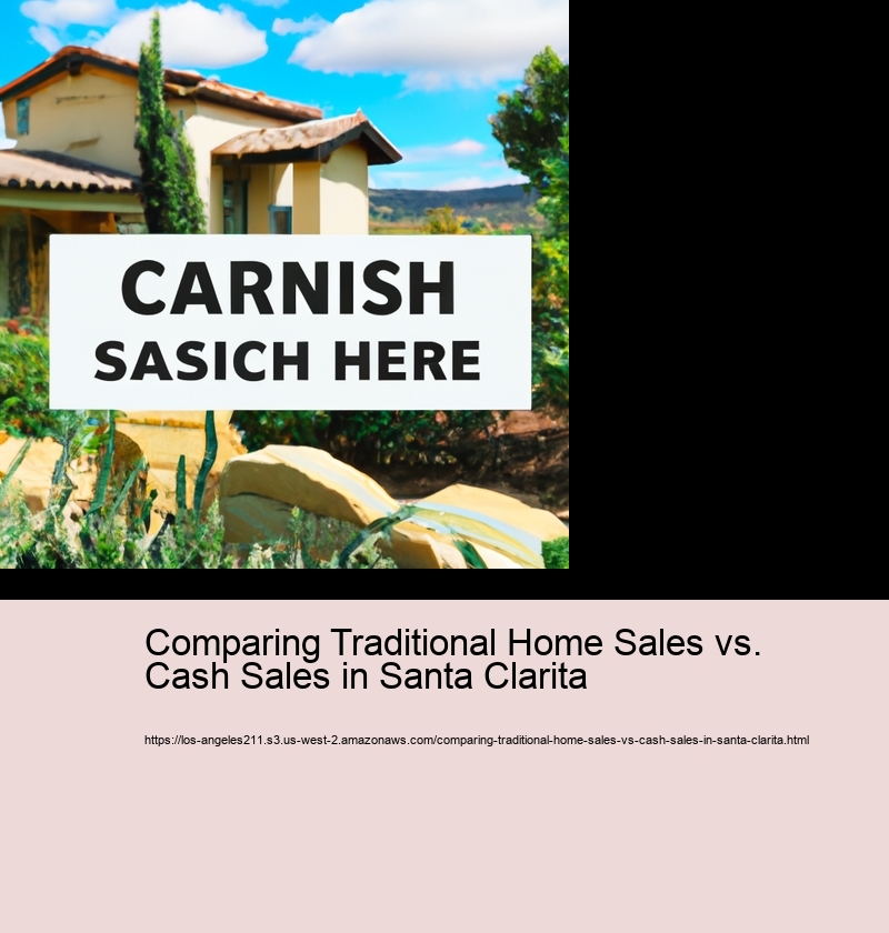 Comparing Traditional Home Sales vs. Cash Sales in Santa Clarita