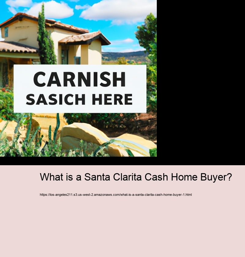 What is a Santa Clarita Cash Home Buyer?